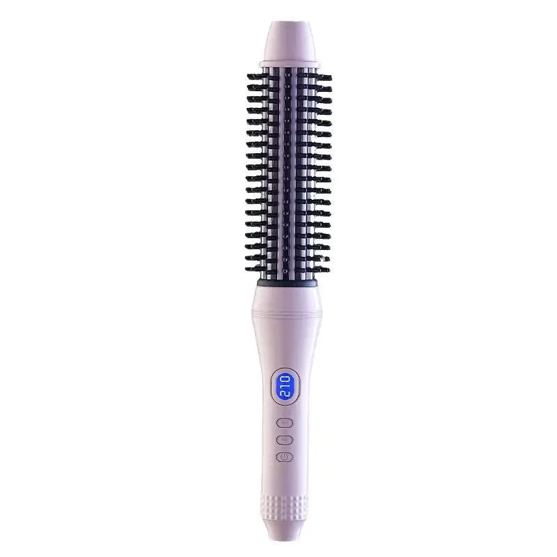 Dual Purpose Hair Straightening Curling Brush