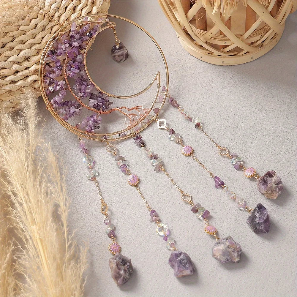 Celestial Crystal Sun Catcher Wind Chime