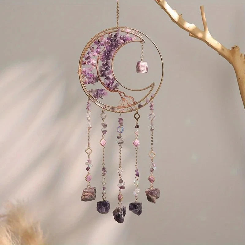 Celestial Crystal Sun Catcher Wind Chime