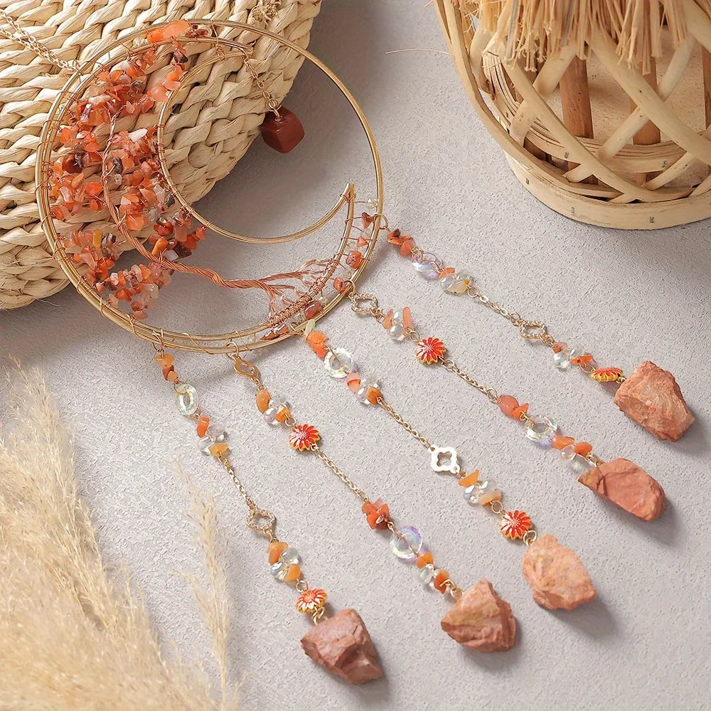 Celestial Crystal Sun Catcher Wind Chime