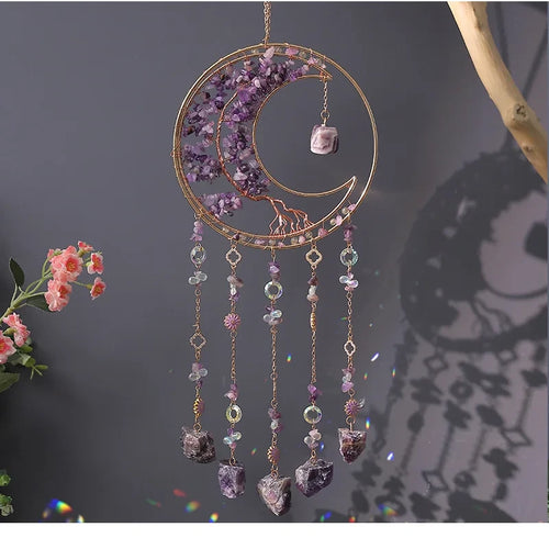 Celestial Crystal Sun Catcher Wind Chime