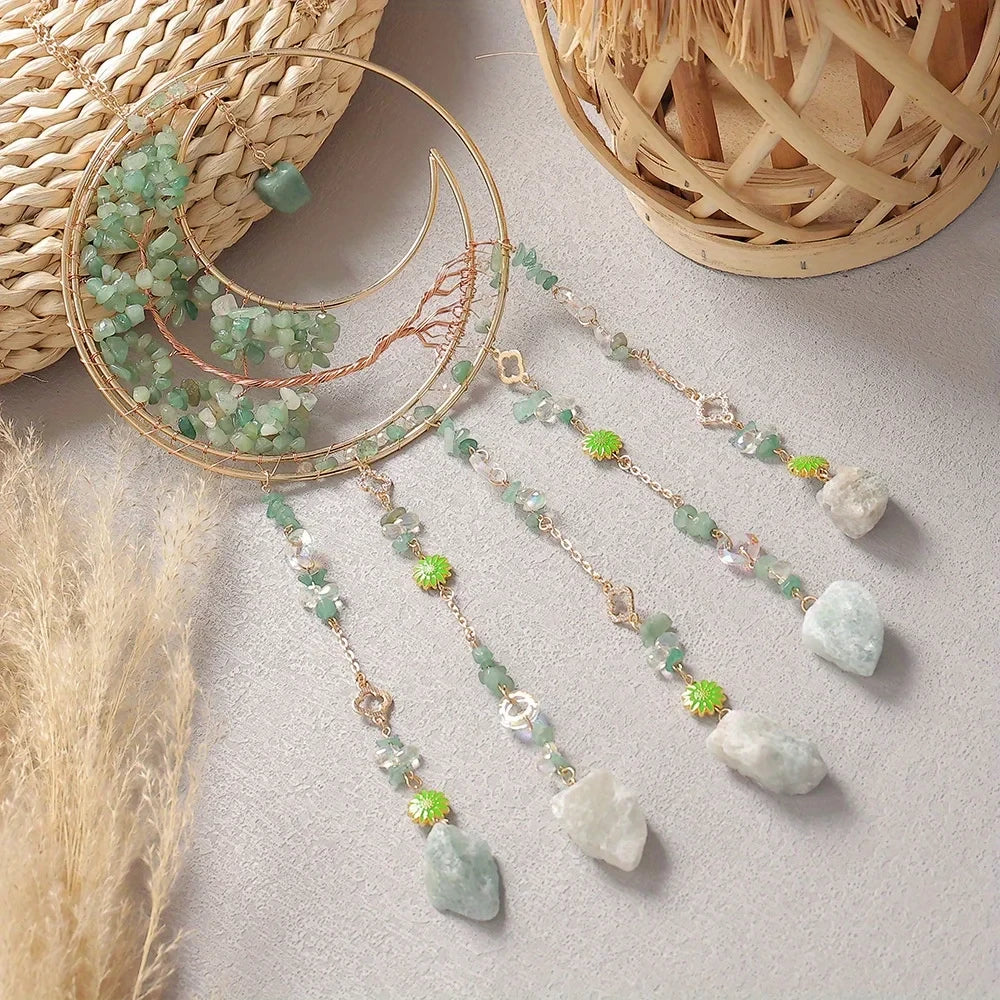 Celestial Crystal Sun Catcher Wind Chime