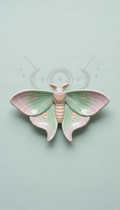 Luna Moth Ceramic Jewelry Dish