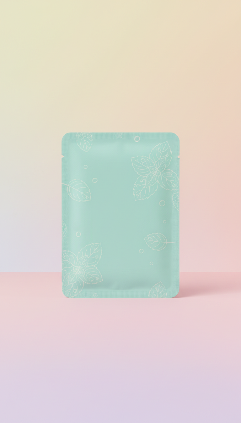 Minty fresh sheet mask