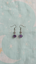 Starlight Lavender Drop Earrings